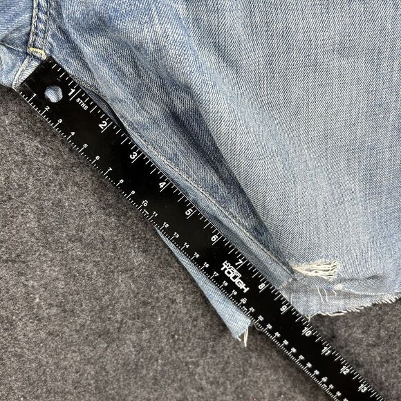 Polo Ralph Lauren Bermuda Jean Shorts Women's 27 Blue Sutton Boyfriend Cut Off - Picture 5 of 10